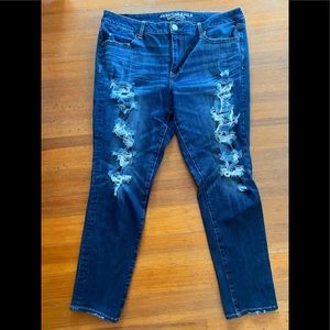 American Eagle Distressed Jegging 360 Stretch